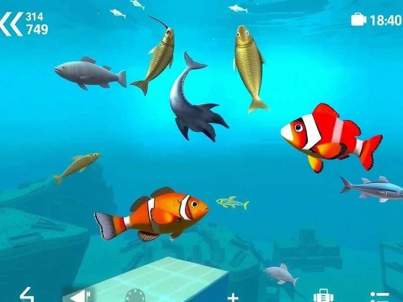 Ocean Life Simulator Gameplay Screenshot